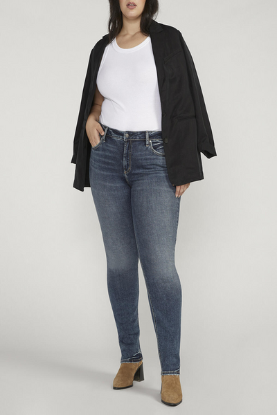 Suki Mid Rise Straight Leg Jean