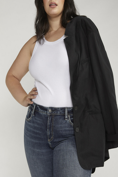 Suki Mid Rise Straight Leg Jean