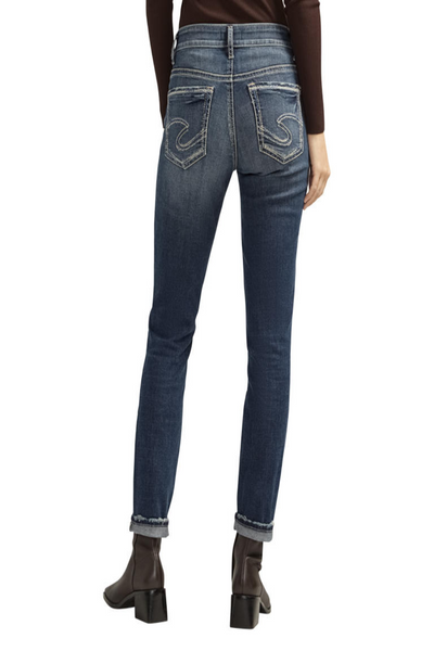 Boyfriend Mid Rise Slim Leg Jean