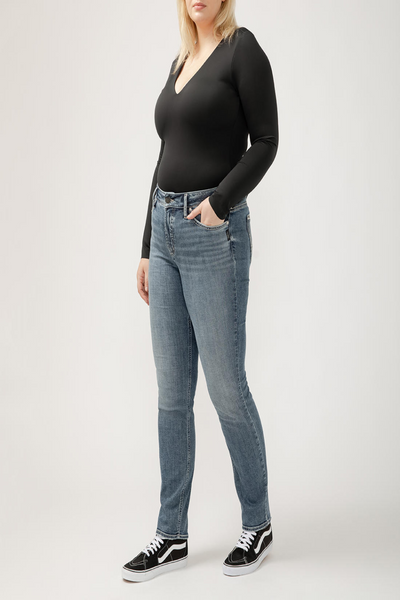 Suki Mid Rise Straight Leg Jean