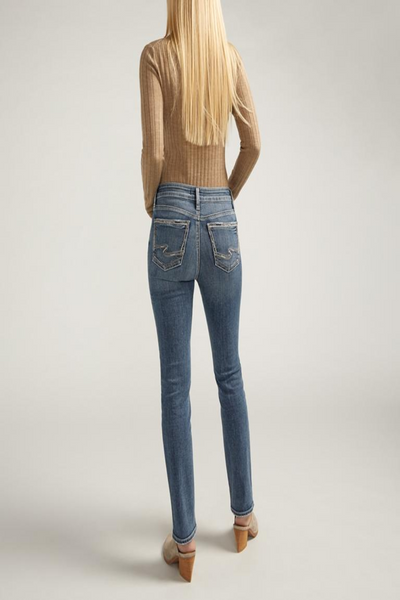 Suki Mid Rise Straight Leg Jean