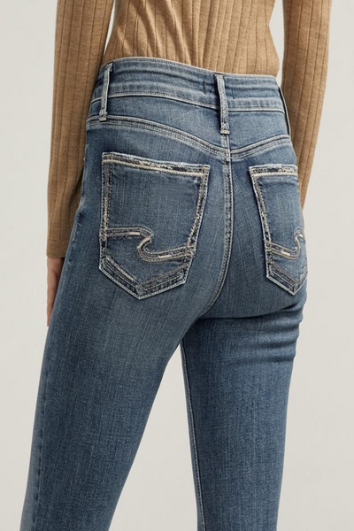 Suki Mid Rise Straight Leg Jean