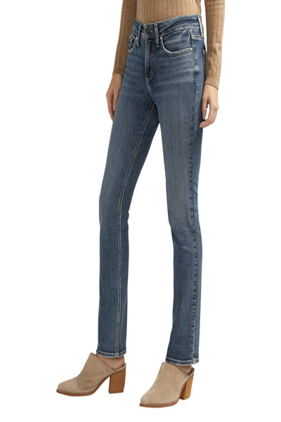 Suki Mid Rise Straight Leg Jean