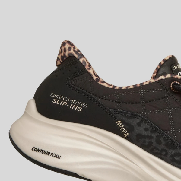 Skechers Slip-ins: Contour Foam - Cozy Fit Leopard Dream