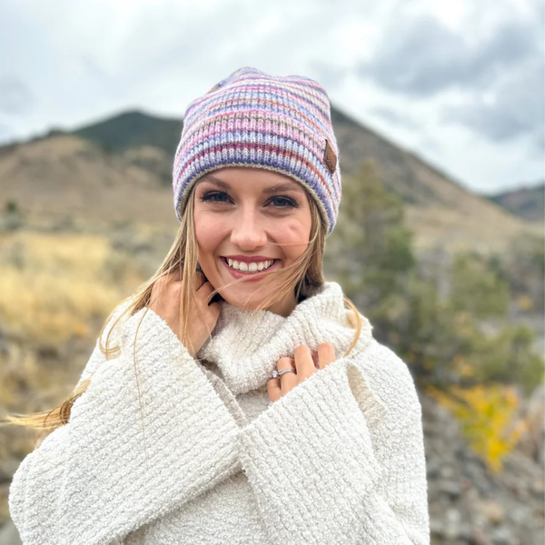 C.C Small Stripe Beanie