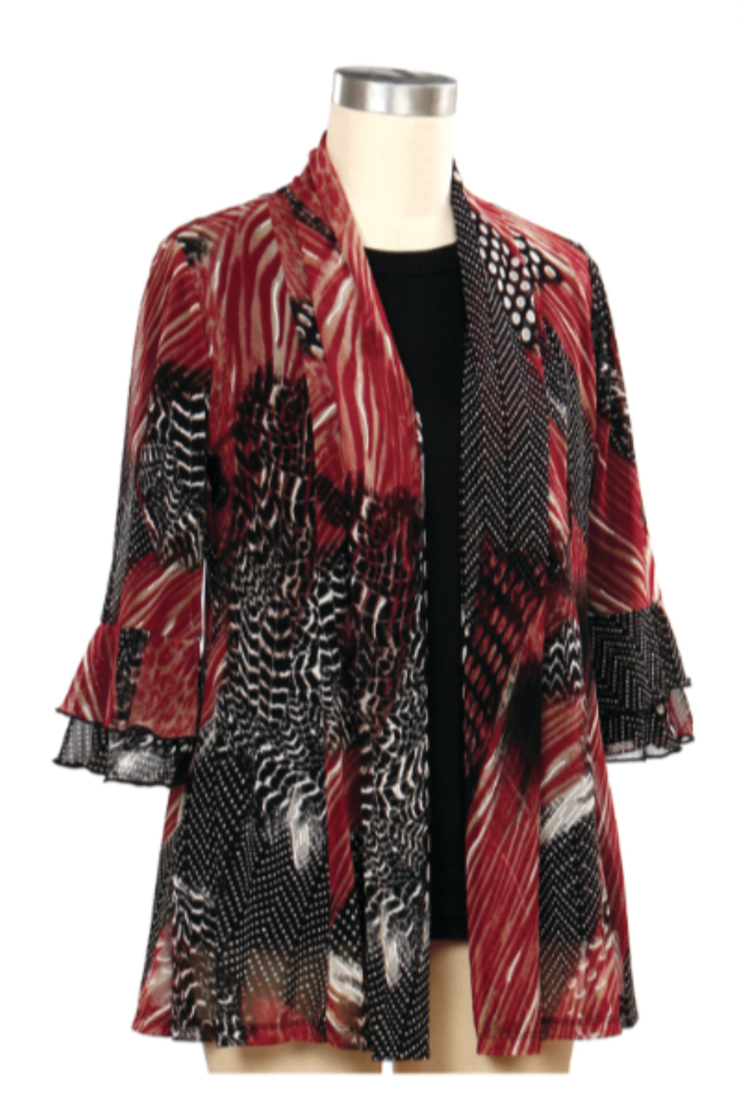 Caprice Printed Mesh Jacket