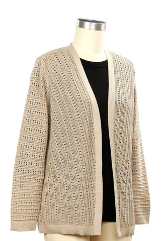 Amaya Crochet Sweater Cardigan