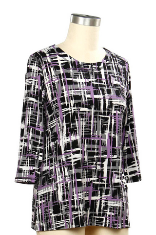 Arianna Window Print Top