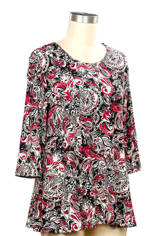 Kylie Paisley Print Top