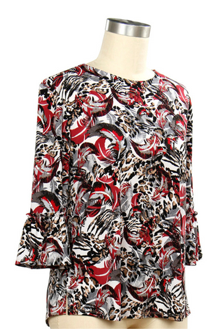 Story Book Print Top