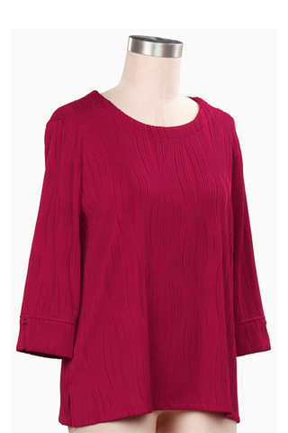 Story Book Weave Texture Top