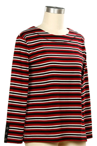 Silhouettes Striped Top