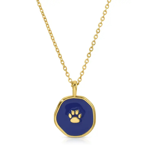 Paw Print Pendant Necklace