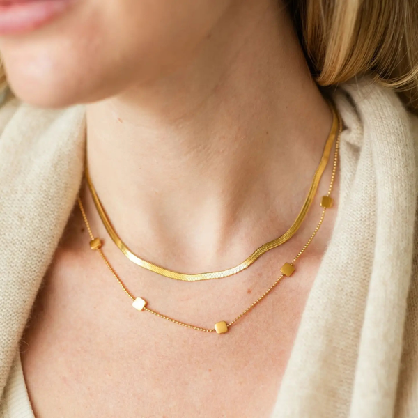 Double Layer Water Necklace