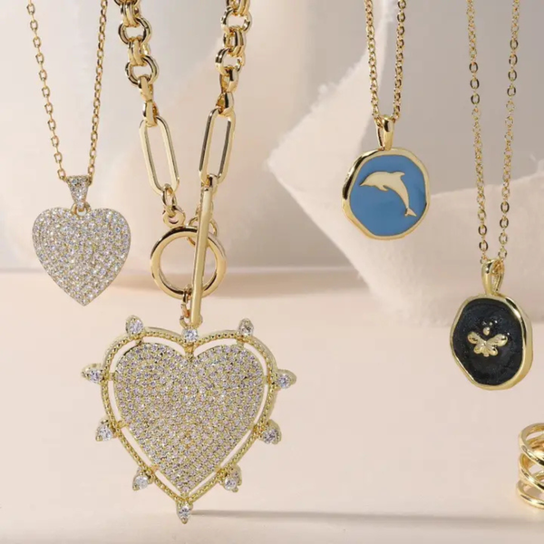 Pave Heart Pendant