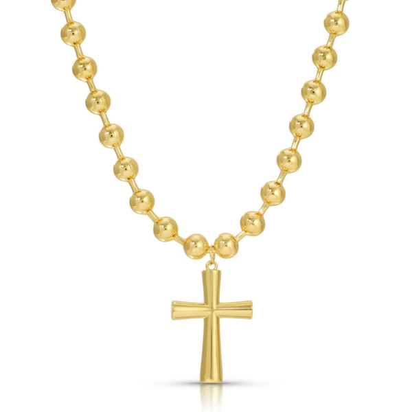 Bold Cross Pendant Necklace