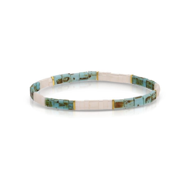 Miyuki Tila Stretch Bracelet