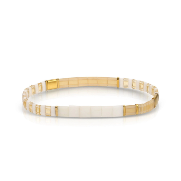 Miyuki Tila Stretch Bracelet