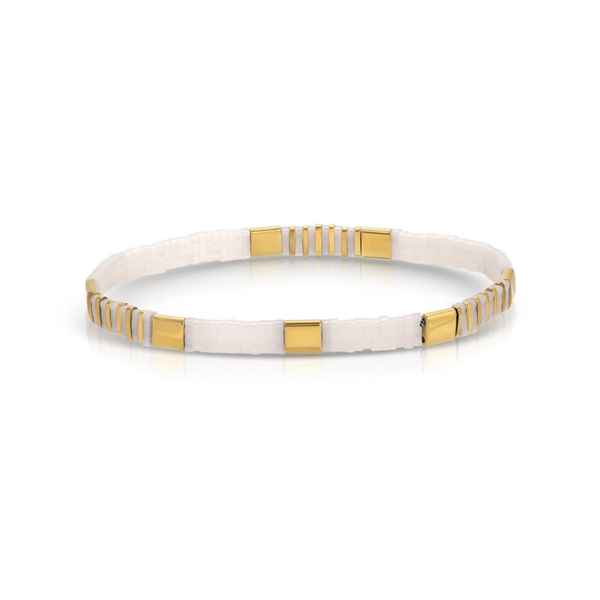 Miyuki Tila Stretch Bracelet