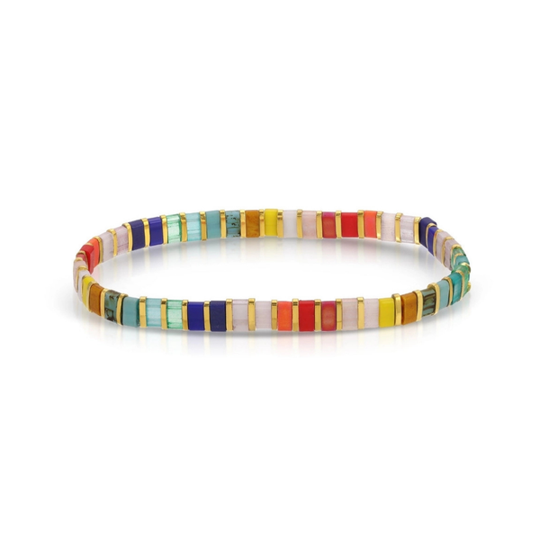 Miyuki Tila Stretch Bracelet