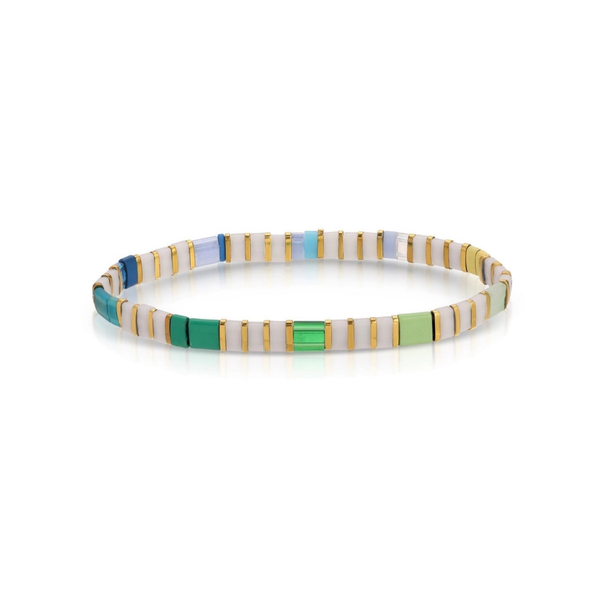 Miyuki Tila Stretch Bracelet