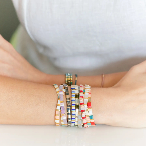 Miyuki Tila Stretch Bracelet
