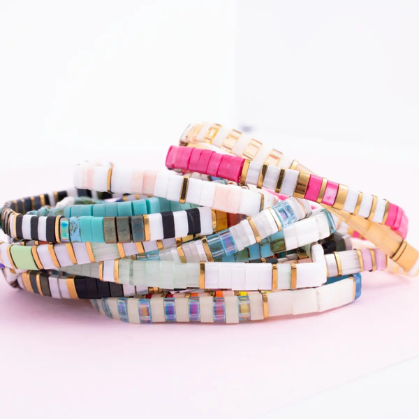 Miyuki Tila Stretch Bracelet