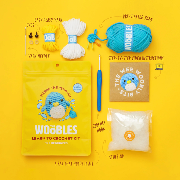 The Woobles - Pierre the Penguin Crochet Kit