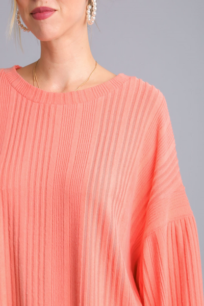 Too Sweet Ribbed Knit Top