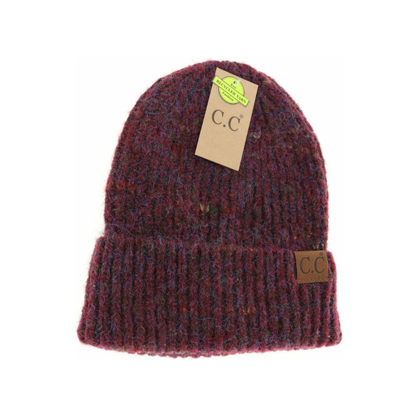 C.C Marled Knit Cuff Beanie