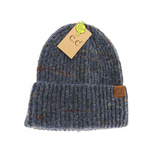 C.C Marled Knit Cuff Beanie