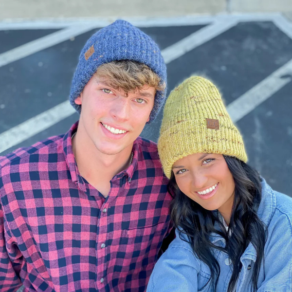 C.C Marled Knit Cuff Beanie