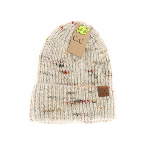 C.C Marled Knit Cuff Beanie