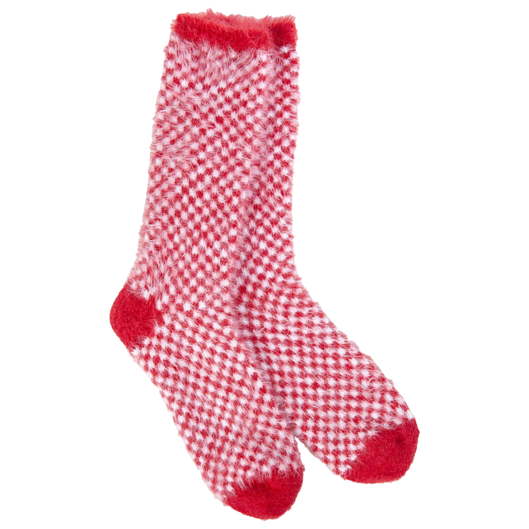 Weekend Collection: Holiday Check Crew Socks