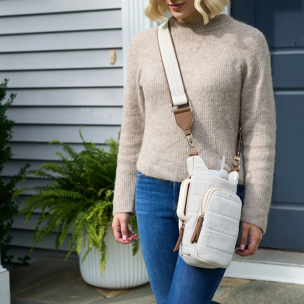 Dark Oatmeal Canvas HydroBag Handle