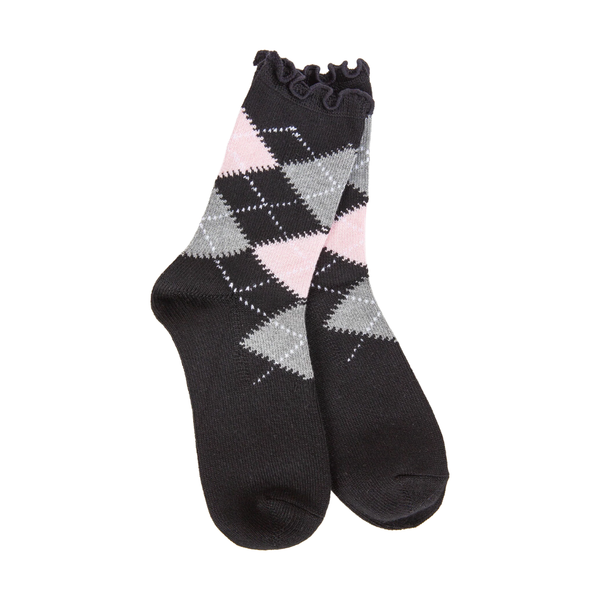 Weekend Collection: Argyle Ruffle Mini Crew