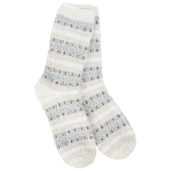 Weekend Collection: Holiday Feather Stripe Crew Sock