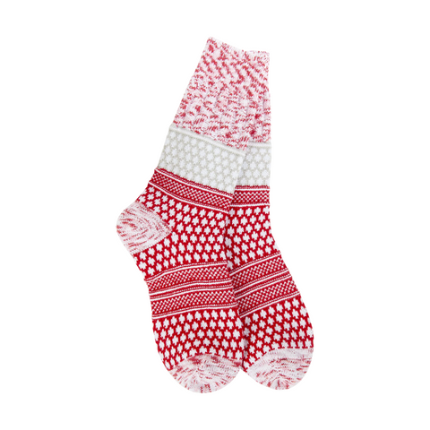 Weekend Collection: Holiday Gallery Textured Crew Sock