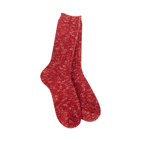 Weekend Collection: Cotton Slub Marled Crew