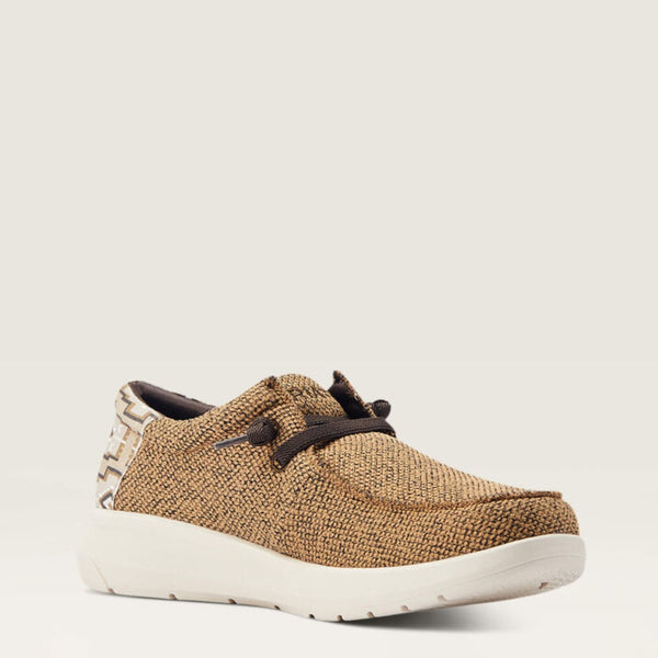 Ariat Hilo Heather Sand/Brown Aztec Slip-On Shoes
