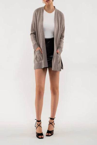 Sweater Weather Open Front Cardigan