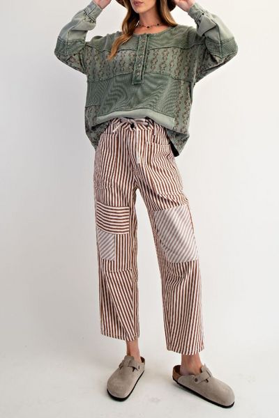 Julia Thermal Wash Henley Top