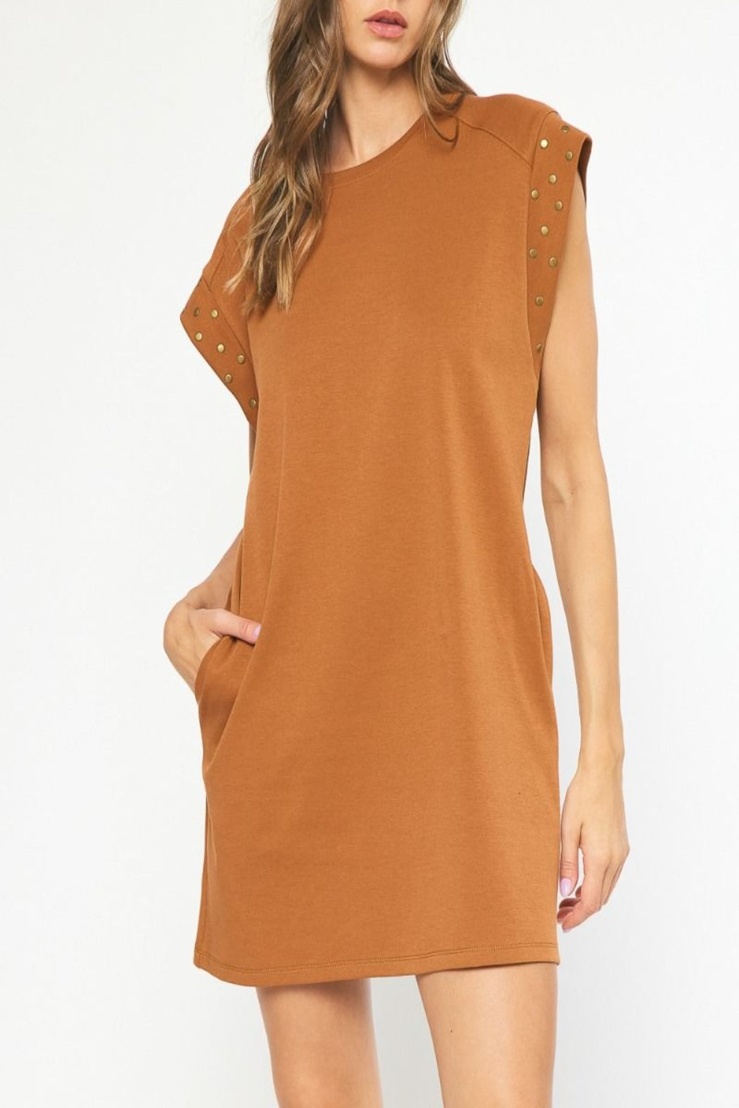 entro t shirt dress Back To Autumn Solid T-Shirt Dress