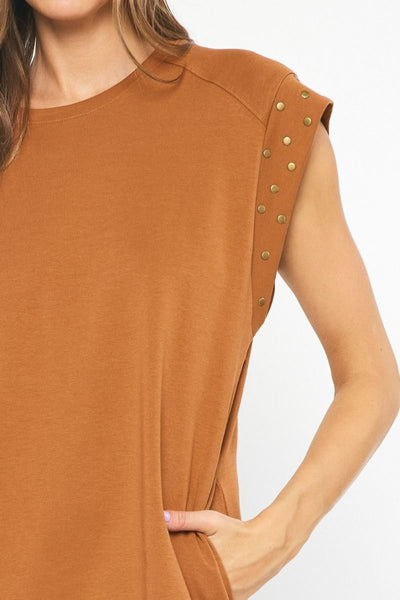 Back To Autumn Solid T-Shirt Dress