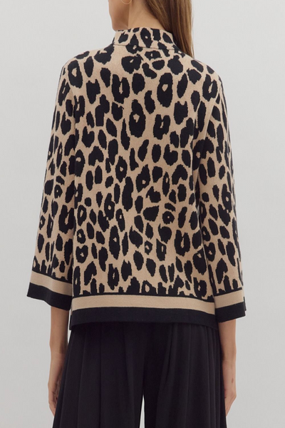 Autumn Magic Leopard Print Sweater