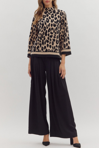 Autumn Magic Leopard Print Sweater