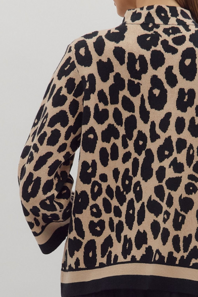 Autumn Magic Leopard Print Sweater