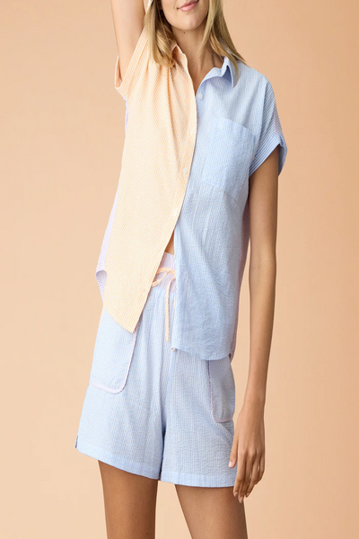 Ramona Seersucker Dolman Shirt