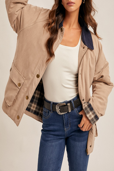 Autumn Letters Fisherman Jacket