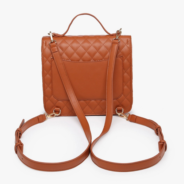 Jen & Co Halston Quilted Convertible Backpack